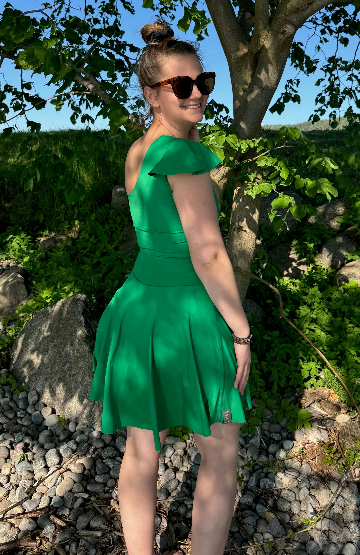 Weekend Waves - Beach Top - Spring Green