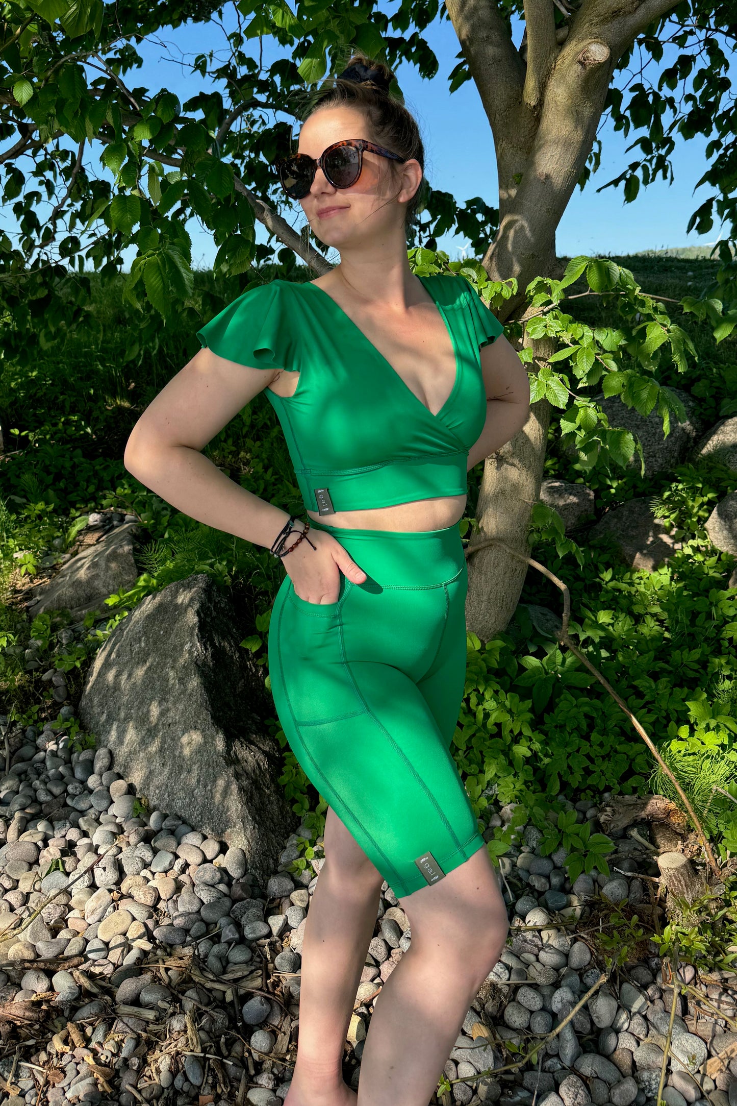 Weekend Waves - Bikini / Sportstop - Vårgrön