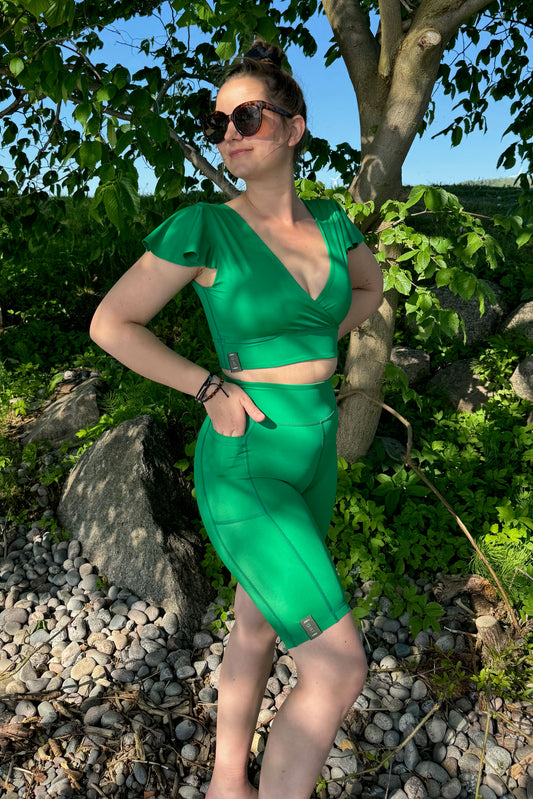 Weekend Waves - Bikini / Sportstop - Vårgrön