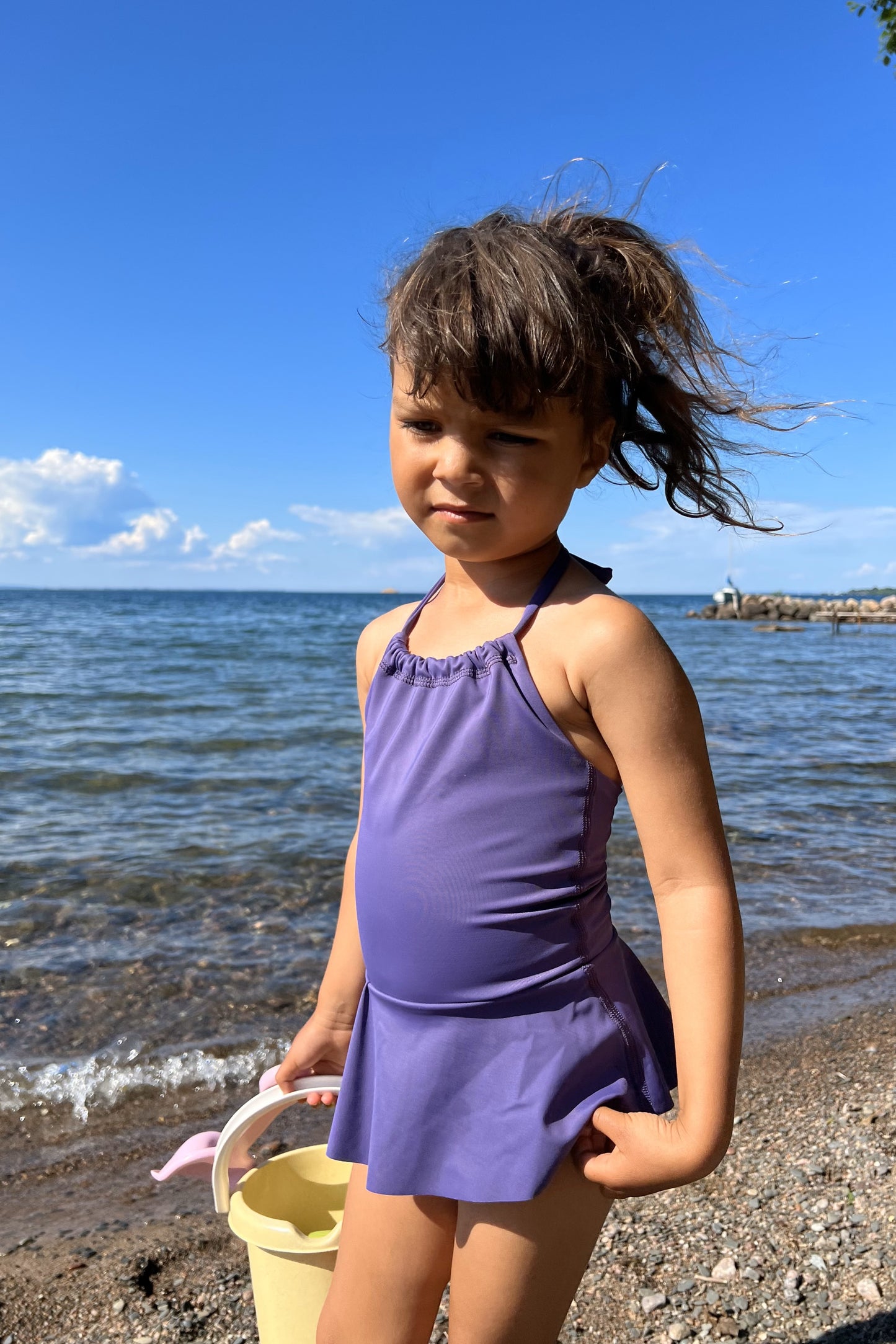 Saturday - Baddräkt Barn - Lila - 86-128cm