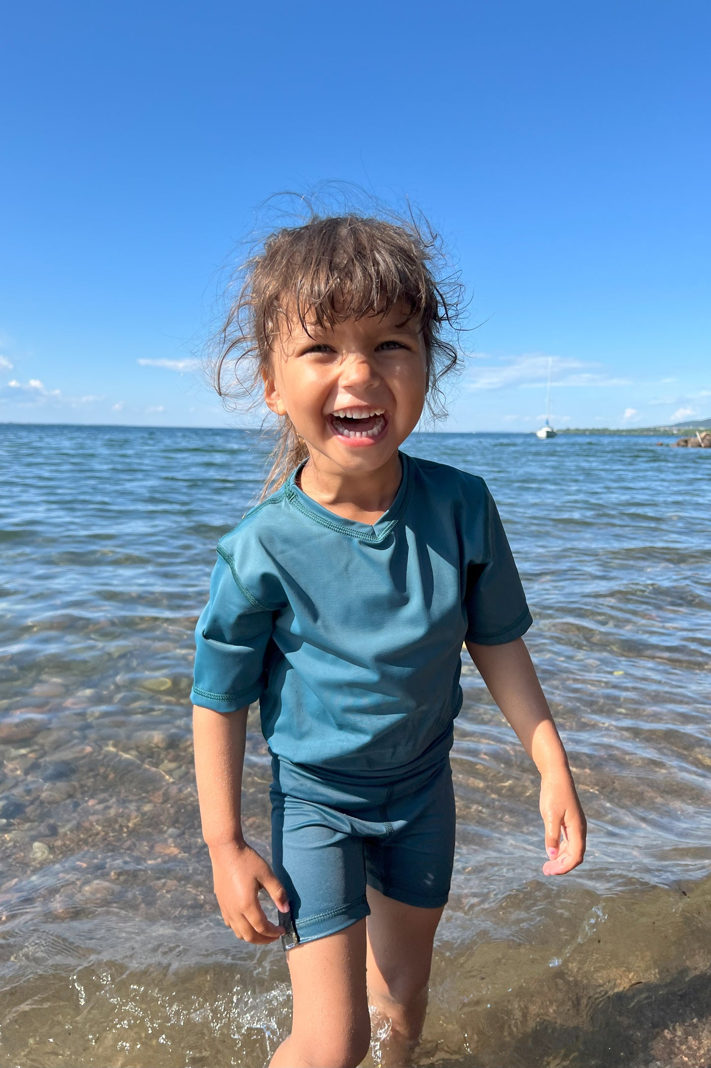 Saturday - Kids Shorts - Petrol