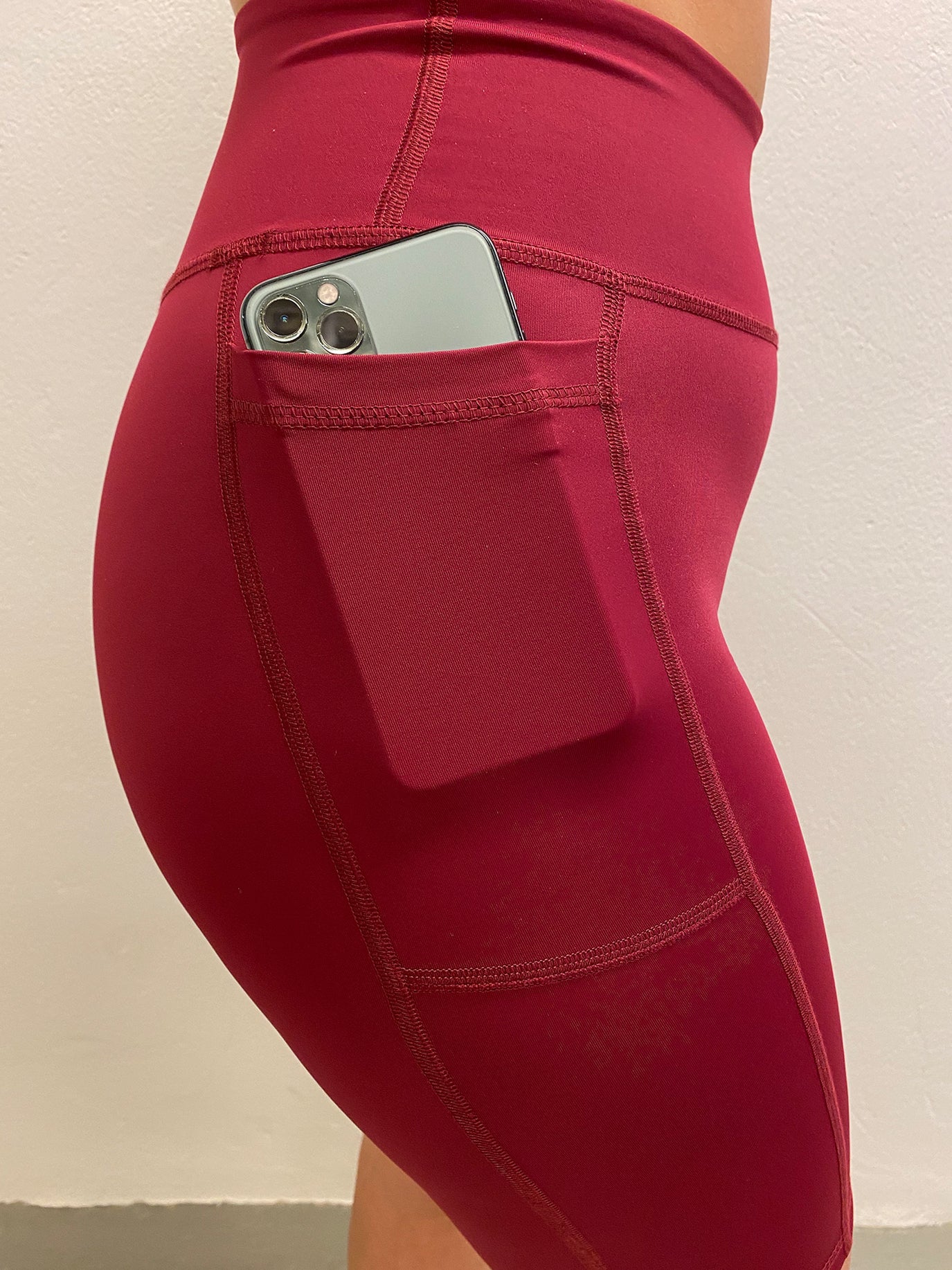 Thursday Thrills - Biker Shorts - Bordeaux S & L