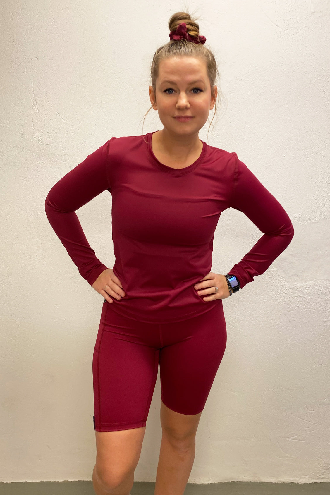 Windy Wednesday - Long sleeve T-shirt - Bordeaux