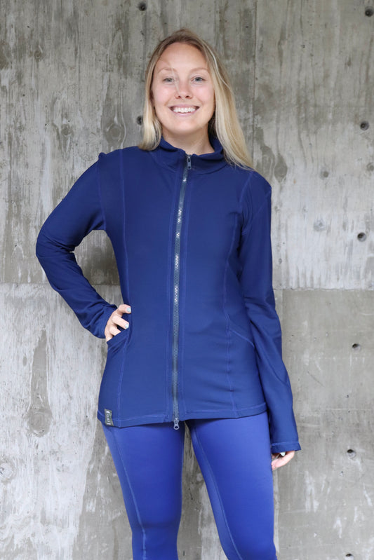 Frosty Friday - Fleece Jacka - Marinblå