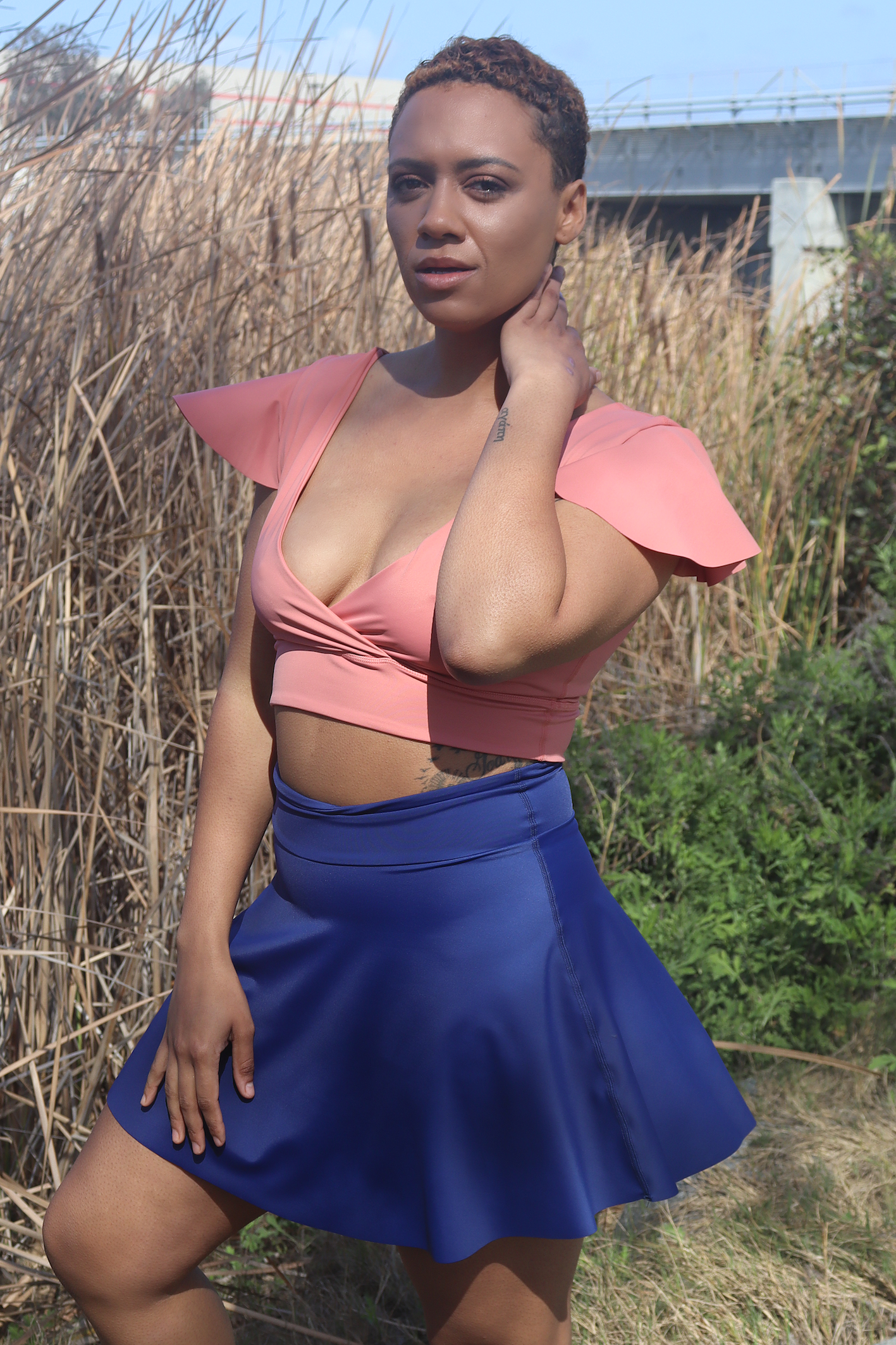 Sunny Saturday - Standkjol - Marinblå