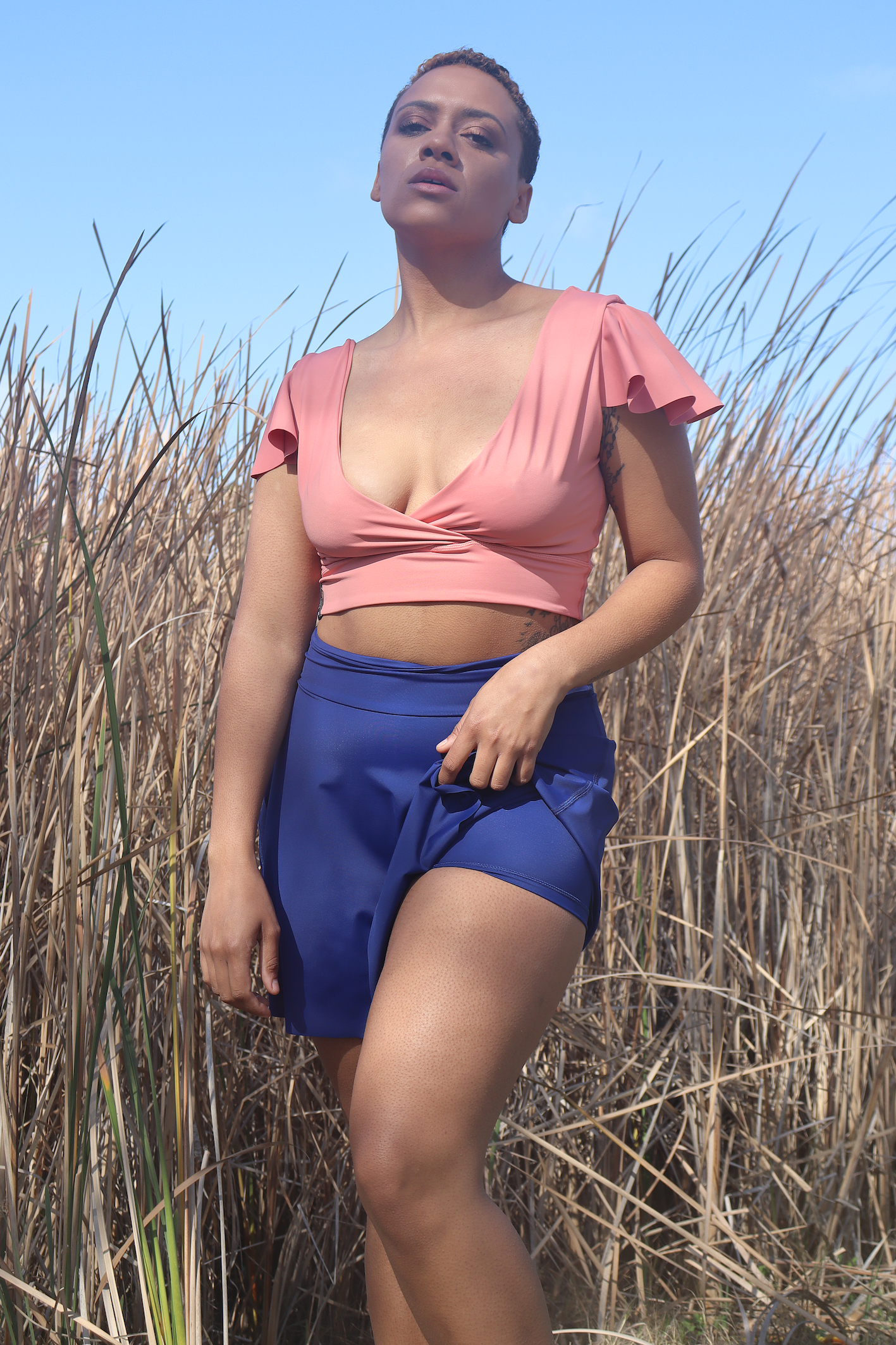 Sunny Saturday - Standkjol - Marinblå