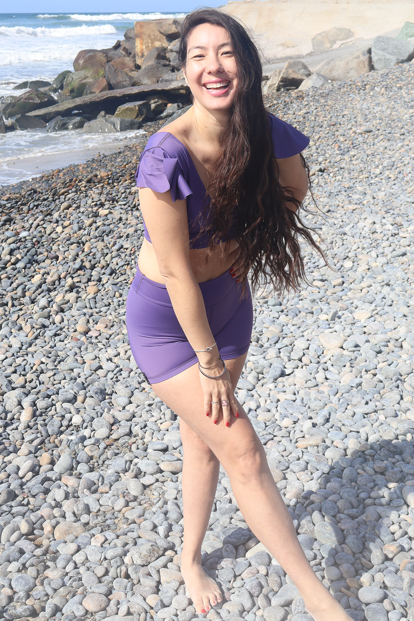 Sunny Saturday - Strandshorts - Lila