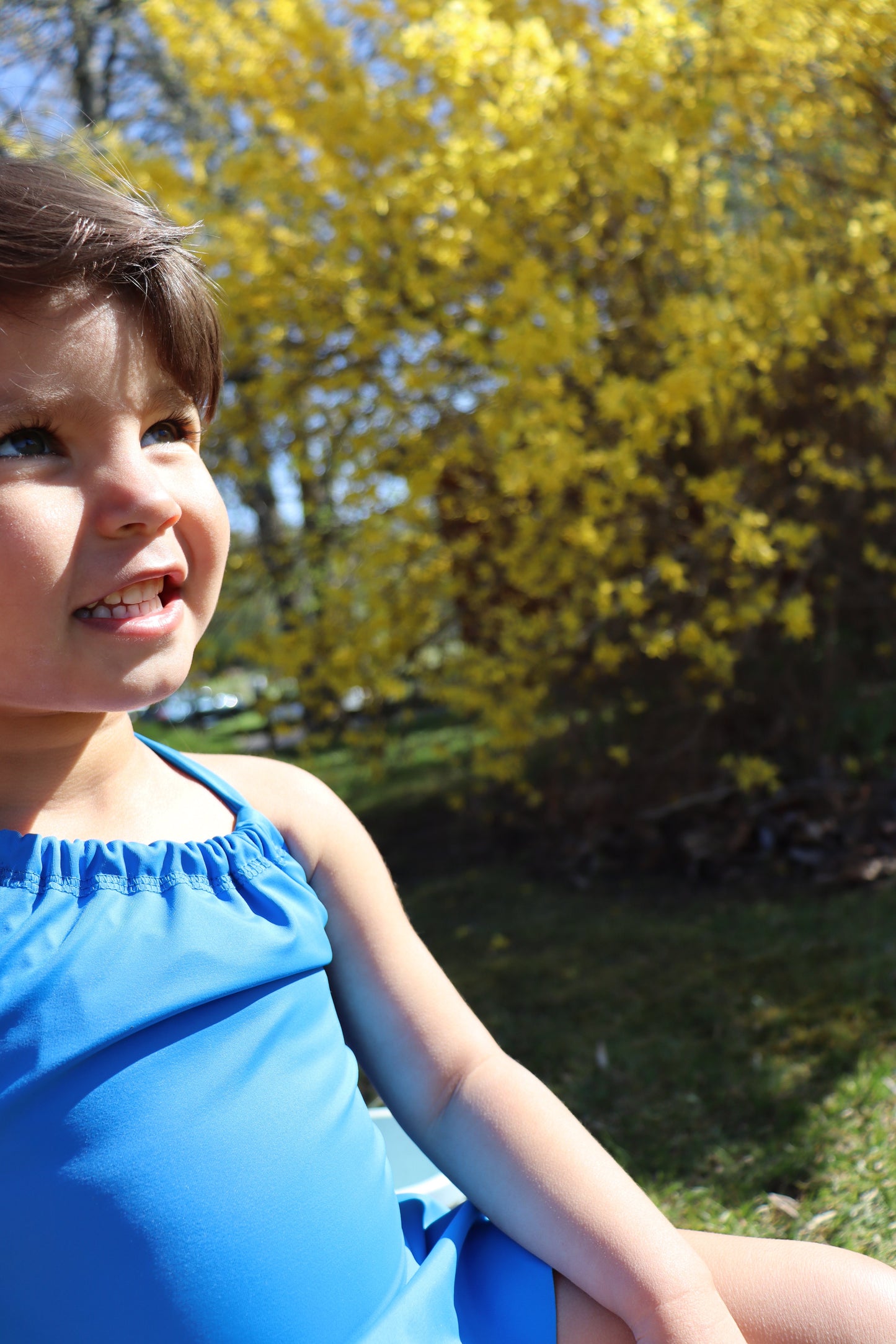 Thursday - Baddräkt Barn - Azurblå - 86-128cm