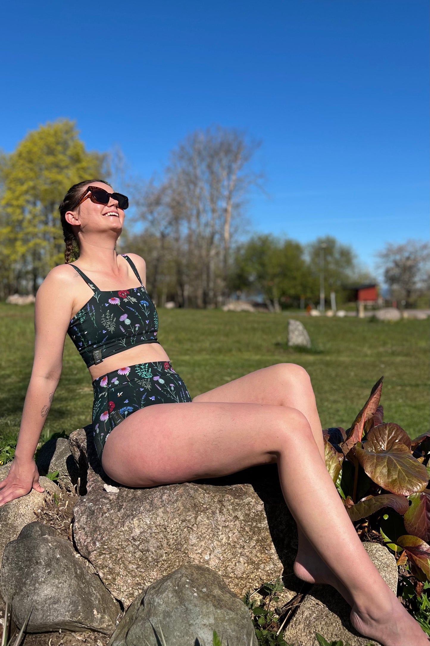 Sunday Funday - Beach/Sports Bra - Vintage Rust