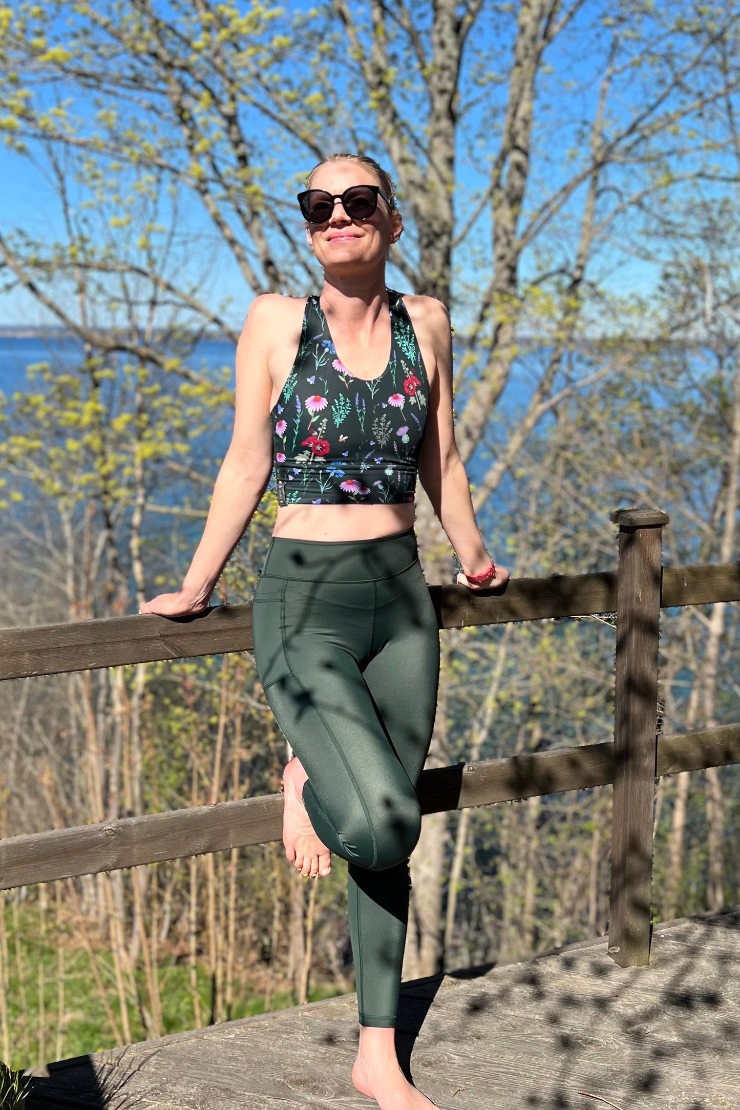 Sunday Funday -Leggings - Vintage Rust