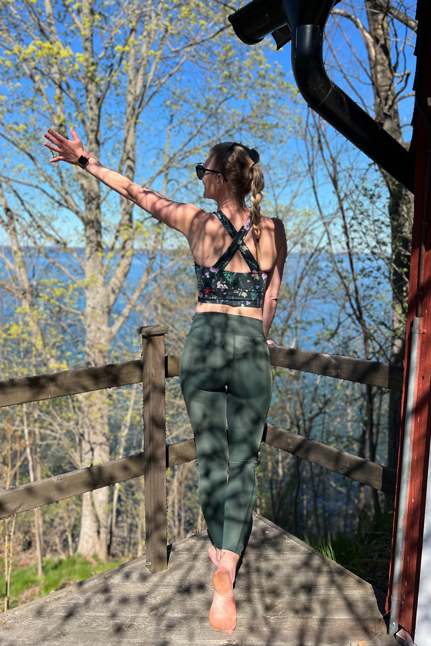 Sunday Funday -Leggings - Vintage Rust