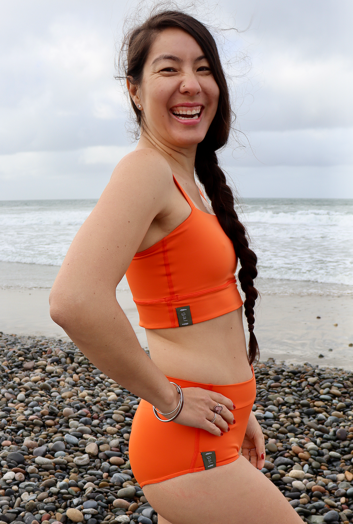 Sunny Saturday - Beach Panties - Bright Orange - M