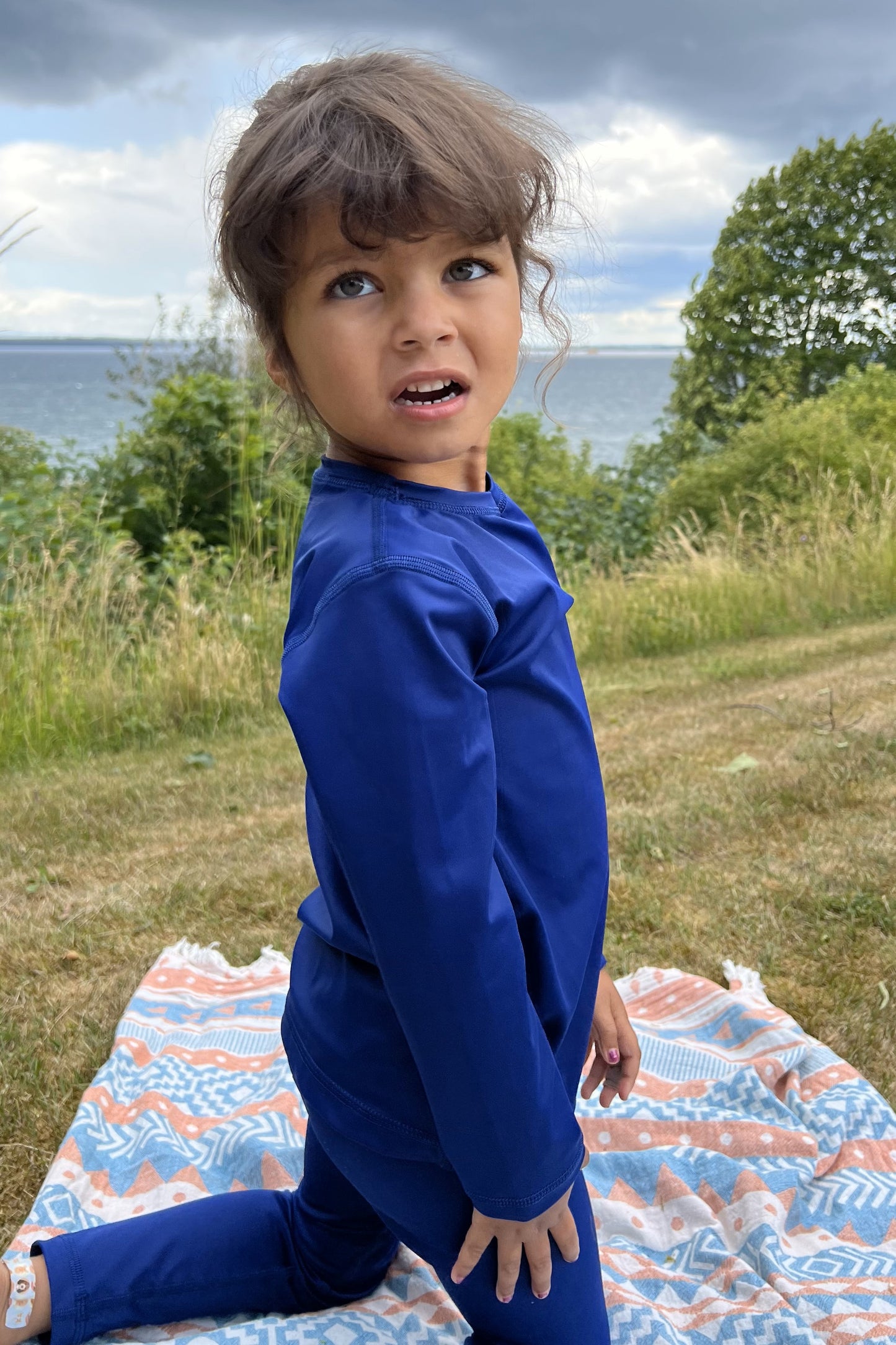 Saturday - UV-tröja Barn - Marinblå