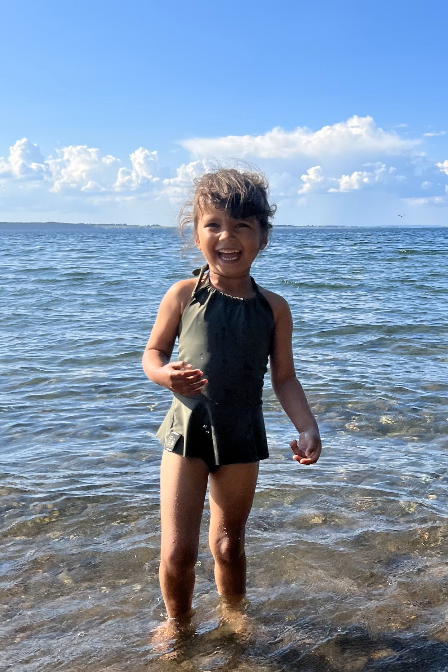 Saturday - Kids Swimsuit - Olive Green - 1-8Y 