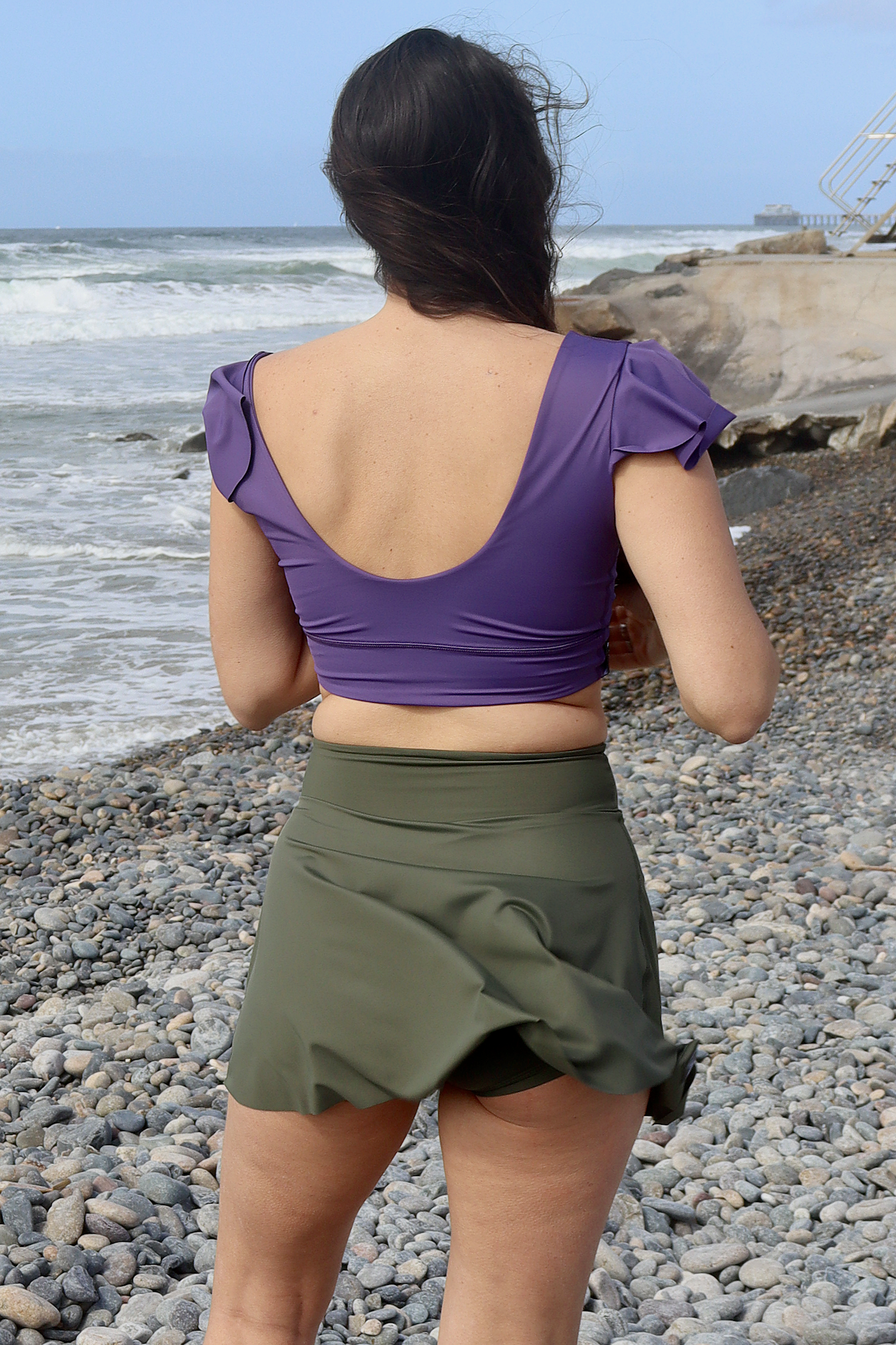 Sunny Saturday - Beach Skirt - Olive Green