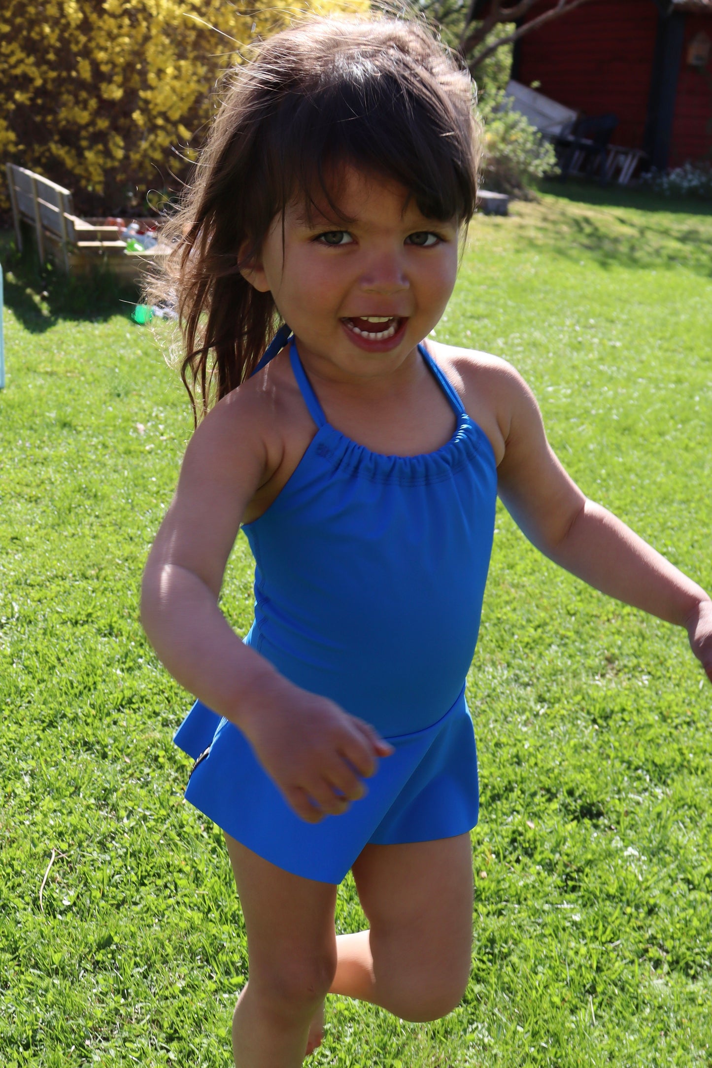 Thursday - Kids Swimsuit - Azure Blue - 1-8Y 